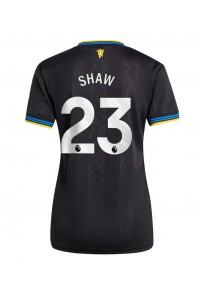 Manchester United Luke Shaw #23 Fotballdrakt Tredje Klær Dame 2025-26 Korte ermer